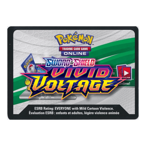 SWORD AND SHIELD CODES ~ Pokemon Online Booster Code TCGO FAST VIVID VOLTAGE 