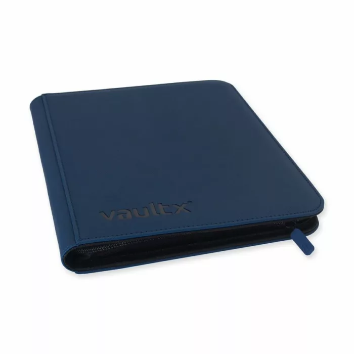 vaultx 9 pocket exo tec zip binder blue jpg