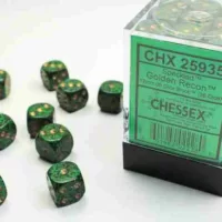 Chessex: Speckled D6 Set of 36 12mm - Golden Recon