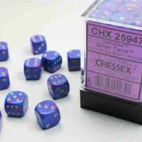 Chessex: Speckled D6 Set of 36 12mm - Silver Tetra