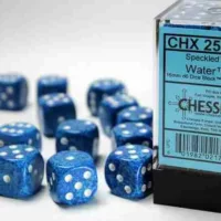 Chessex: Speckled 16mm D6 Dice Set - Water