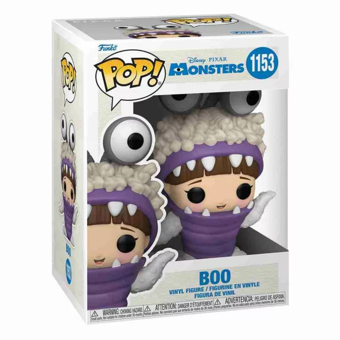 Monsters, Inc. 20th Anniversary POP! Disney Vinyl Figure Boo with Hood Up 9 cm Box