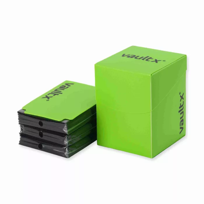Vault X - Large Deck Box with 150 Sleeves - Green