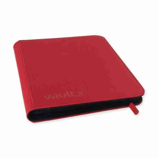 Vault X - 9-Pocket Exo-Tec® Zip Binder - Red