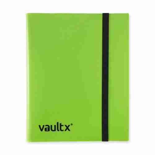 Vault X - 9-Pocket Strap Binder - Green