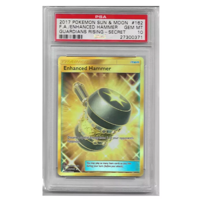Pokemon PSA Card - 2017 Guardians Rising - Enhanced Hammer Full Art - 162/145 - PSA 10 - Gem Mint 27300371