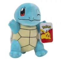 A cuddly toy version of Squirtle Winking
