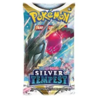 Pokemon TCG: Sword & Shield 12 Silver Tempest Booster Pack with an image of Regidrago
