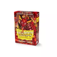 Dragon Shield - Matte Japanese Size Sleeves 60pk - Crimson