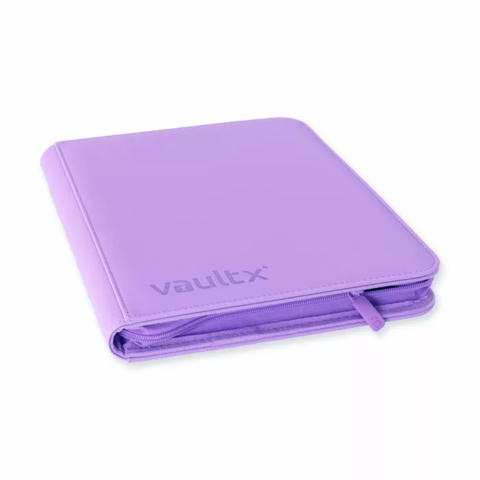 vaultx 9 pocket exo tec zip binder purple