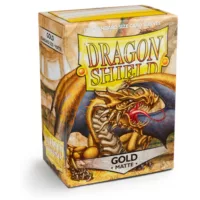 Dragon Shield - Matte Standard Size Sleeves 100pk - Gold