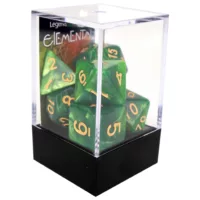 Boxed Poly Dice Set - Elemental - Meadow