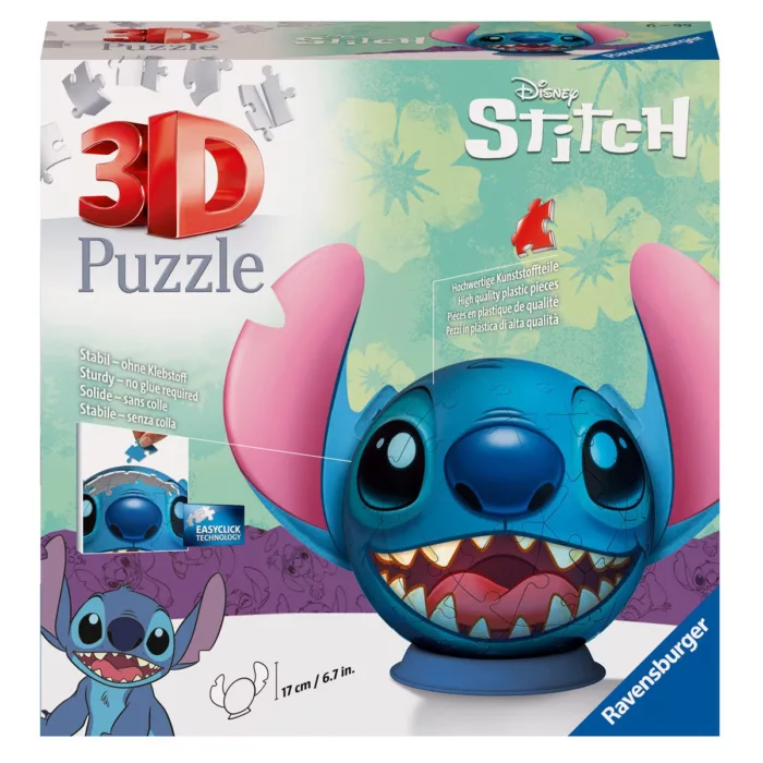 Ravensburger Disney Stitch 3D Jigsaw Puzzle 77 Pieces